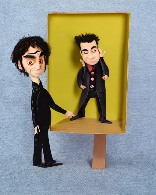 Image similar to John Belushi as a Stop Motion puppet in the style of Coraline and Laika Studios. Studio Lighting