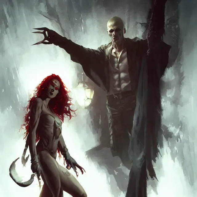 Image similar to christof romuald, vampire the masquerade redemption, by stanley artgerm lau, wlop, rossdraws, frank frazetta, andrei riabovitchev, marc simonetti