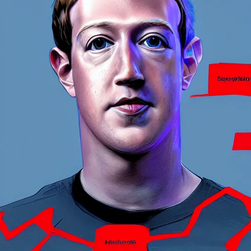 Image similar to mark zuckerberg concept art