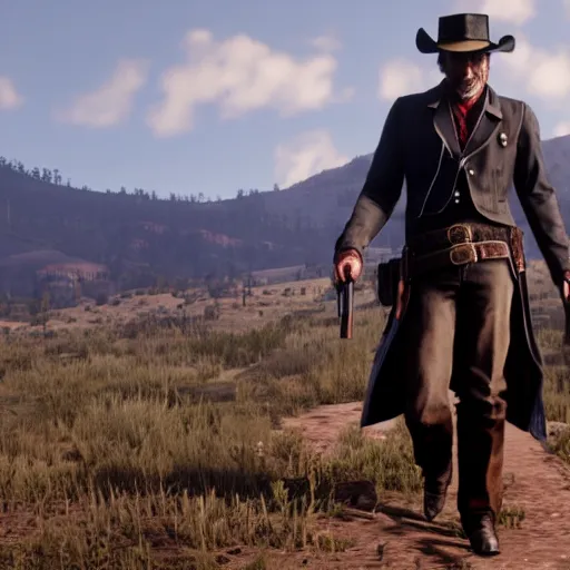 Image similar to cowboy clint eastwood in rdr 2