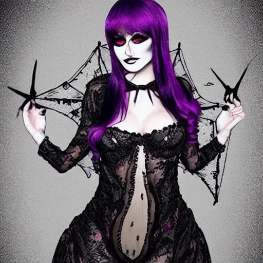 Image similar to goth woman