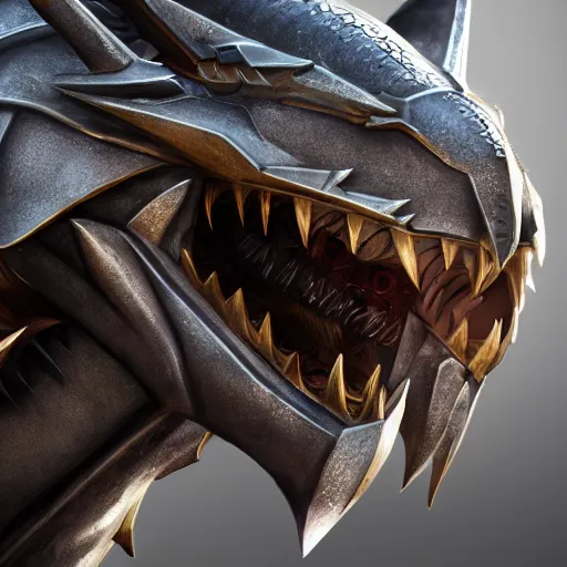 Prompt: stunning close shot of a beautiful female knight, but as an anthropomorphic female dragon, well designed cute elegant female robot dragon head with slick LED eyes and perfect maw, well armored, sharp claws, HD octane render, fantasy, furry art, dragon art, Artstation, Deviantart, Furaffinity