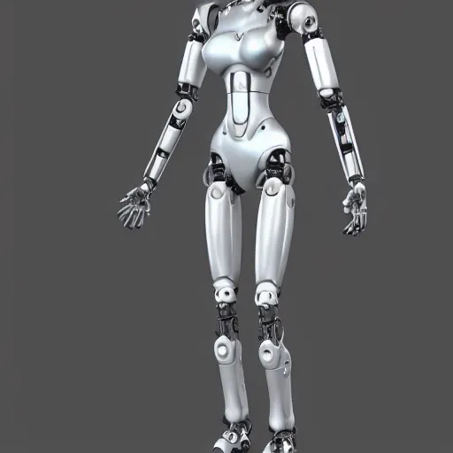 Prompt: female robot girl, 8 k, highly detailed