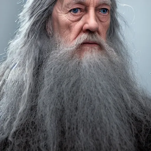 Prompt: photograph of Gandalf the Grey
