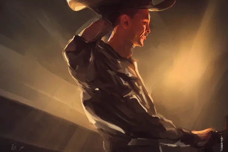 Prompt: portrait of a man falling over in an arena, digital painting, cinematic light, sharp, artgerm and wlop