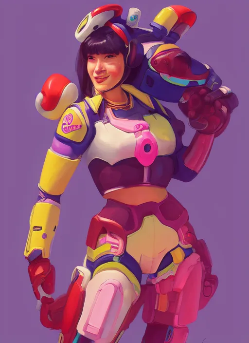 Image similar to photographic portrait of d. va from overwatch cosplay pixar gummy bear, alena aenami and lilia alvarado, greg rutkowski and boris vallejo and frank frazetta, 3 5 mm