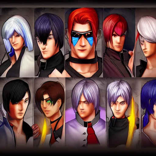 Prompt: digital art of a new the king of fighters medieval character. Kof , trending on art station, hd