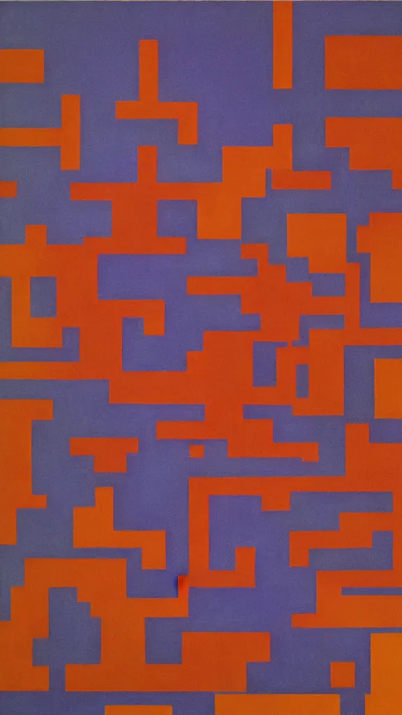 Image similar to a dream, by josef albers