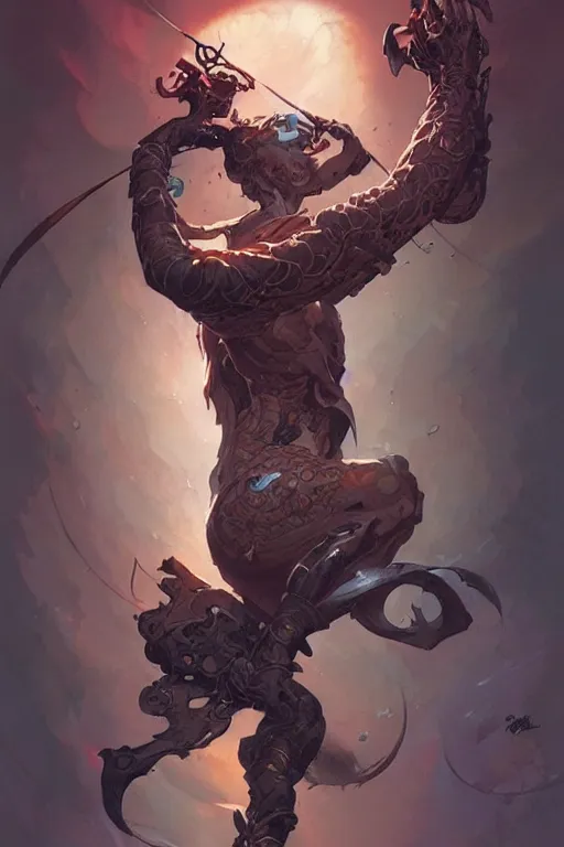 Image similar to tattoo design by kilian eng and andreas rocha and peter mohrbacher and craig mullins