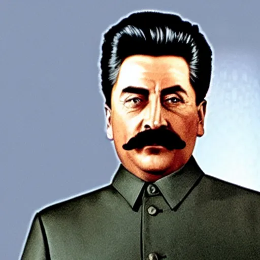 Prompt: stalin as The Office tv show character, Dwight