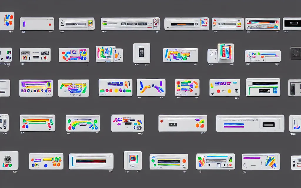 Image similar to logotype sheet that reads HAND ENTERTAINMENT SYSTEMS by peter saville in the style of snes, 16 bit, sprites