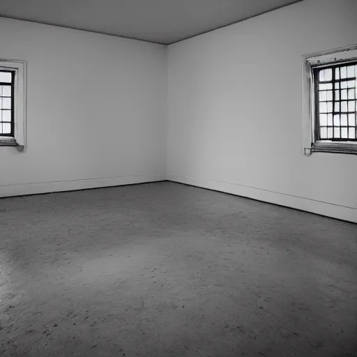 Image similar to empty rooms, liminal space, photography