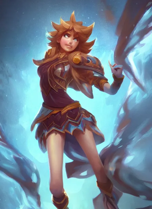 Image similar to youthful taliyah, from league of legends, au naturel, light armor, hyper detailed, digital art, trending in artstation, cinematic lighting, studio quality, smooth render, unreal engine 5 rendered, octane rendered, art style by klimt and nixeu and ian sprigger and wlop and krenz cushart