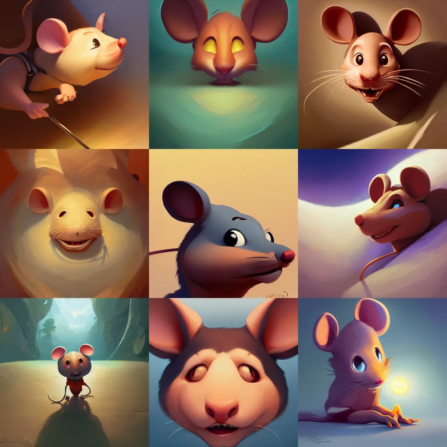 Prompt: anthropomorphic mouse face, loftis, cory behance hd by jesper ejsing, by rhads, makoto shinkai and lois van baarle, ilya kuvshinov, rossdraws global illumination
