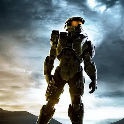Prompt: Adam Pash in the tv series Halo, cinematic film still, atmospheric lighting