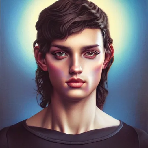 Image similar to ultra realistic portrait painting of André Ventura , painted by Tristan Eaton Stanley Artgerm and Tom Bagshaw