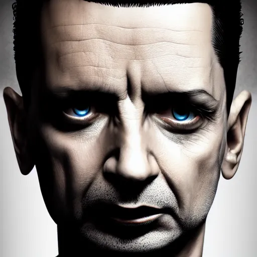 Image similar to portrait of dave gahan from depeche mode as a zombie, 7 days to die zombie, fine art, award winning, intricate, elegant, sharp focus, cinematic lighting, highly detailed, digital painting, 8 k concept art, art by guweiz and z. w. gu, masterpiece, trending on artstation, 8 k