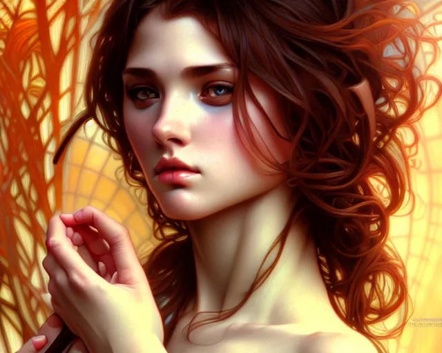 Image similar to psychoslayer, portrait, highly detailed, deep focus, elegant, digital painting, smooth, sharp focus, illustration, ultra realistic, 8 k, art by artgerm and alphonse mucha