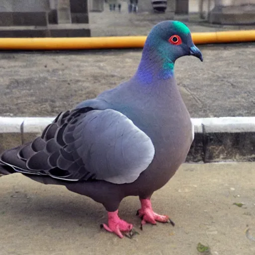 evil pigeon