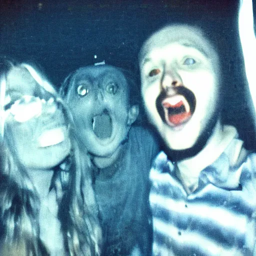 Image similar to the scariest photo ever taken with a disposable camera