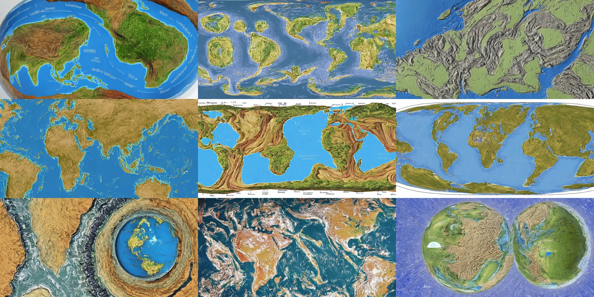 Prompt: cross-section of the planet earth. highly detailed.