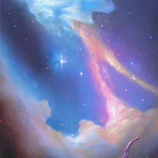 Image similar to A beautiful painting of a nebula Jim Burns