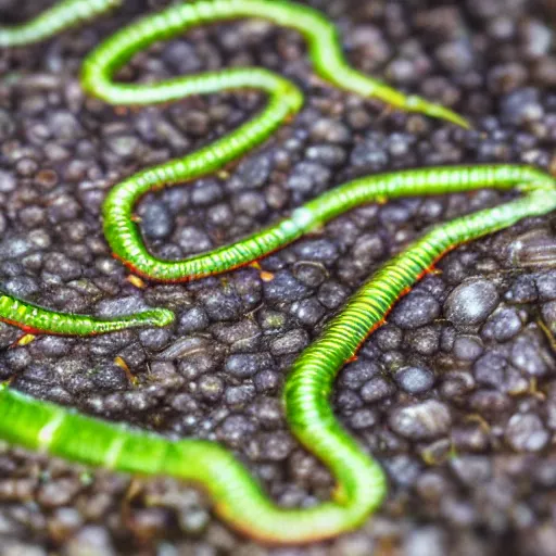 Image similar to centipede with human feet, macro, nature