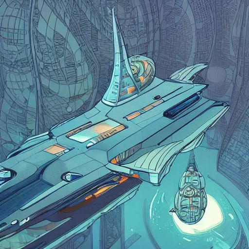 Image similar to spaceship fleet, organic shapes, bulbous shperical windows, intricate, elegant, highly detailed, digital painting, artstation, concept art, matte, sharp focus, illustration by Feng Zhu and Loish and Laurie Greasley, Victo Ngai, Andreas Rocha, John Harris