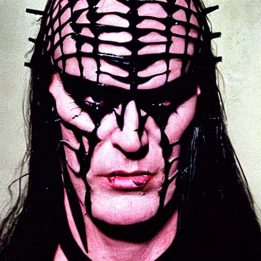 Image similar to peter steele as pinhead from hellraiser