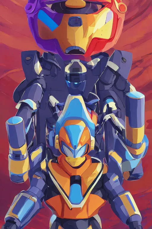 Image similar to robot ninja mask helmet megaman x zero rockman 2 0 2 2 switch game boss legacy collection fanart artsation, art gta 5 comics, behance hd by jesper ejsing, by rhads, makoto shinkai and lois van baarle, ilya kuvshinov, rossdraws global illumination ray tracing