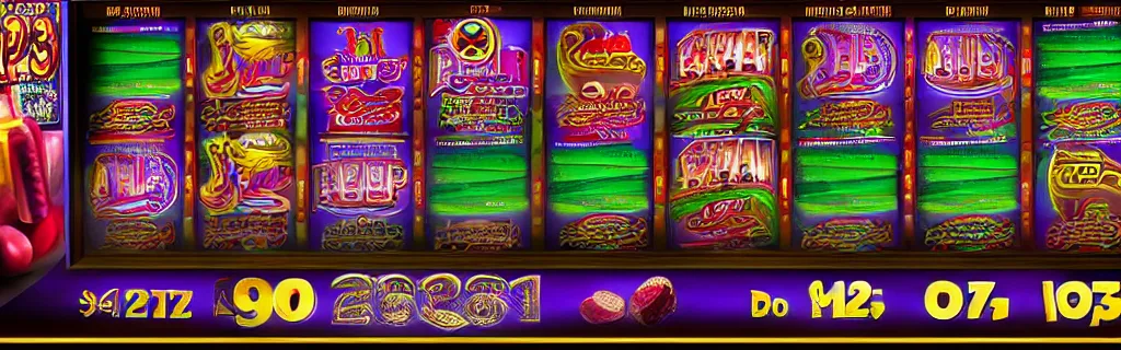 Image similar to ultra realistic slots casino game