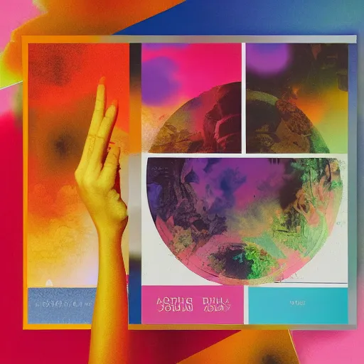 Image similar to color palette, album art, cover art, poster