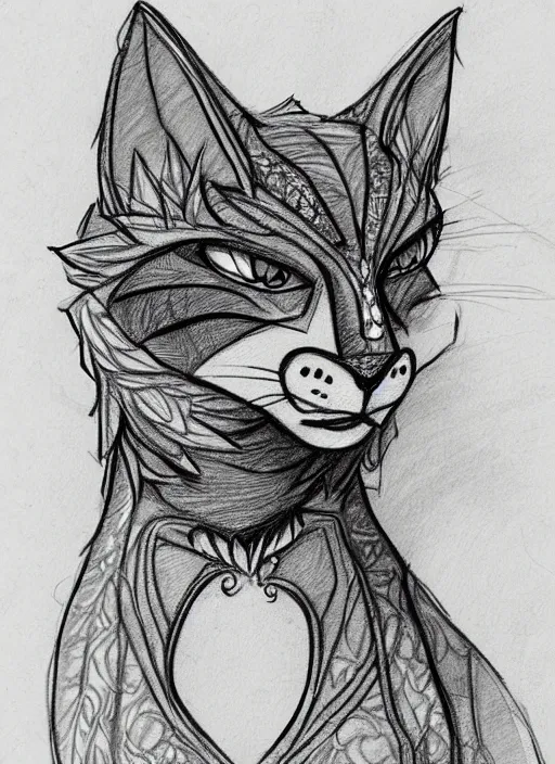 Image similar to sketchbook sketch, shrill prisston's fursona, furry, intricate, elegant, highly detailed, art by shrill prisston