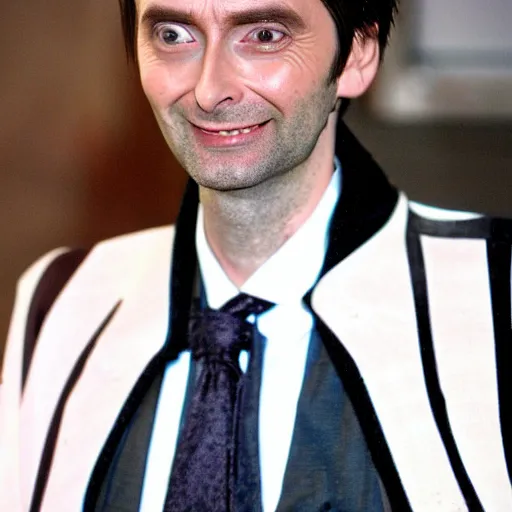 Prompt: David Tennant Dressed as William Hartnell