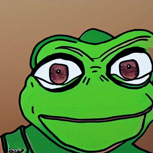 Image similar to pepe the frog
