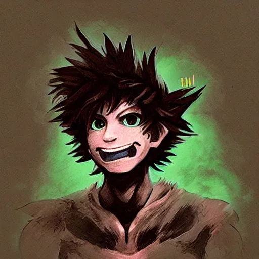 Image similar to Portrait of a Deku Spirit from Legend of Zelda