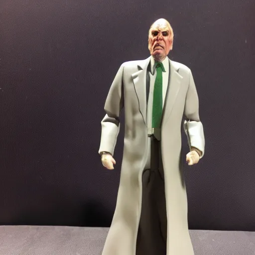 Prompt: the tall man from phantasm as an action figure, detailed, realistic