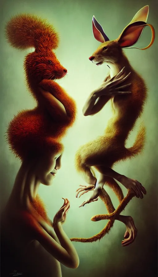 Image similar to the two complementary forces that make up all aspects and phenomena of life, by ryohei hase