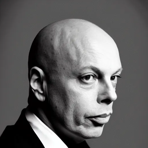 Image similar to brian eno, portrait photography