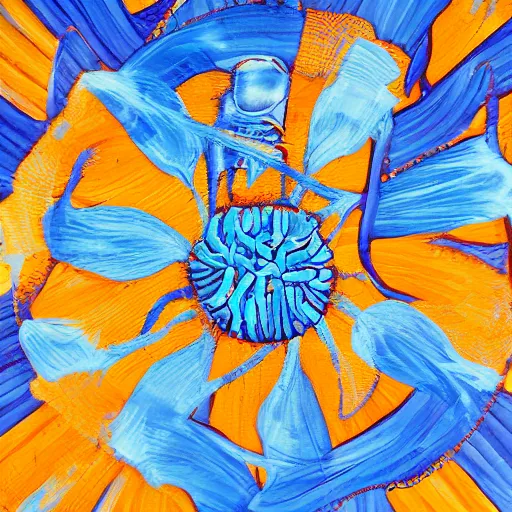Prompt: blue fart
