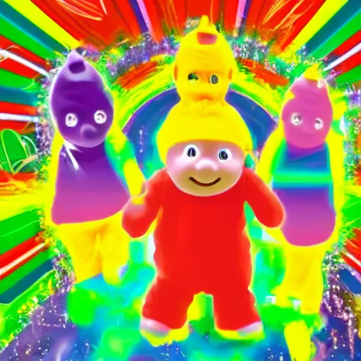 Image similar to teletubbie acidwave