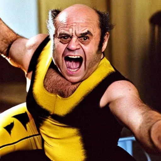 Image similar to danny devito as wolverine