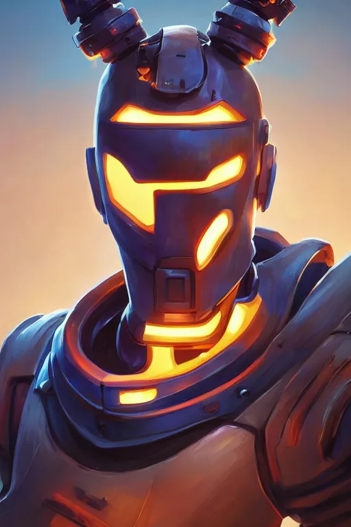 Image similar to epic mask helmet robot ninja portrait stylized as fornite style game design fanart by concept artist gervasio canda, behance hd by jesper ejsing, by rhads, makoto shinkai and lois van baarle, ilya kuvshinov, rossdraws global illumination radiating a glowing aura global illumination ray tracing hdr render in unreal engine 5