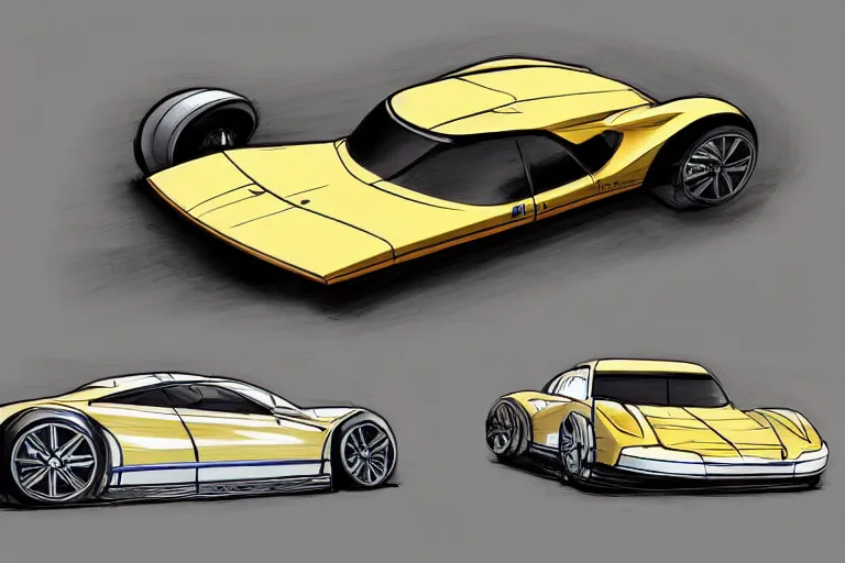 Image similar to Automotive design art, digital art, marker art, Frank Stephenson, gordon murray, trending on Behance, trending on artstation, trending on deviantart, trending on dezeen,