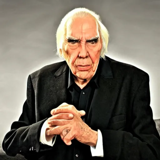 Prompt: the tall man from phantasm, angus scrimm