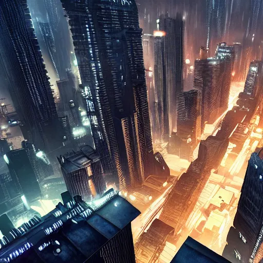 massive blade runner city, cyberpunk future city, | Stable Diffusion ...