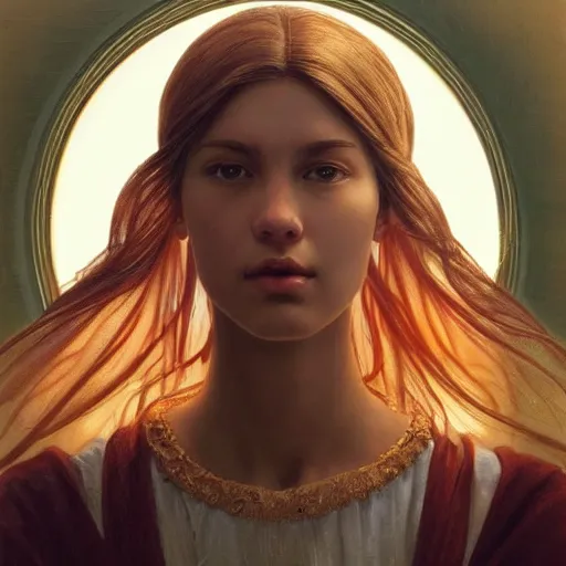 Prompt: Perfectly-centered portrait-photograph of a real life god from heaven, lifelike, super highly detailed, professional digital painting, artstation, concept art, Unreal Engine 5, Photorealism, HD quality, 8k resolution, cinema 4d, 3D, beautiful, cinematic, art by artgerm and greg rutkowski and alphonse mucha and loish and WLOP