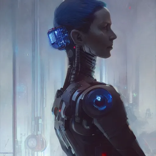 Image similar to evil artificial intelligence, cyberspace, neuromancer, painted by greg rutkowski, painted by magali villeneuve, digital art, trending on artstation, wintermute