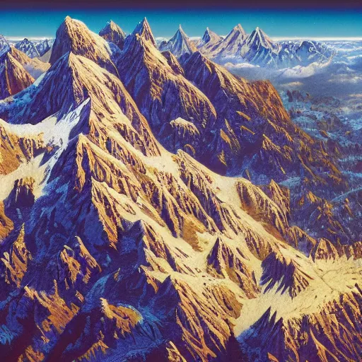 Prompt: topview map alps, miniature photography closeup, h0, 1:87, mountains, rocks, highly detailed, satellite image, game map, anno 1404, civilization, by tim hildebrandt, by rhads, megascans texture