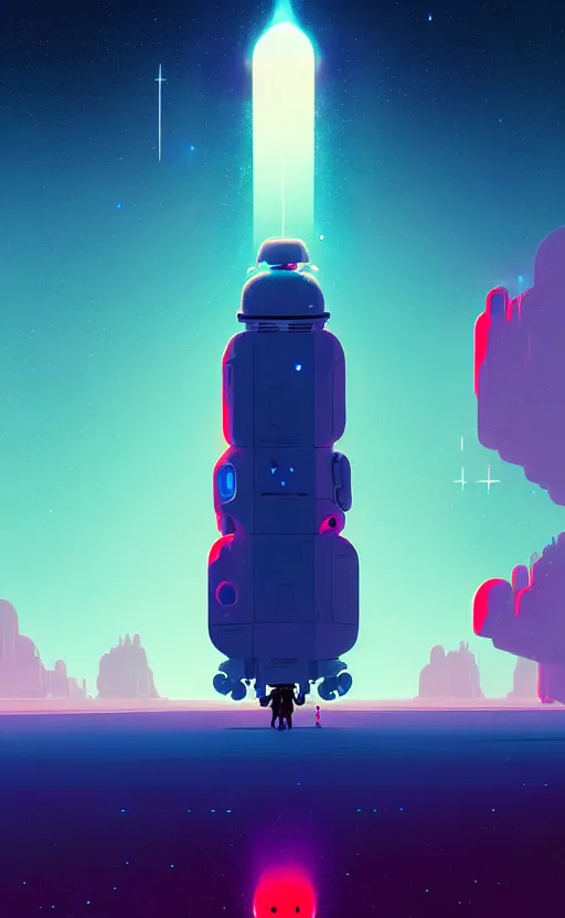 Image similar to robotic expedition to the death of a star by christopher balaskas and anton fadeev and dan mumford and beeple and norman rockwell, hyperrealistic, high detail, ultra detailed, space, nebula, sharp focus, astronomy, science, crisp edges, mist, reflections, asymmetrical!!